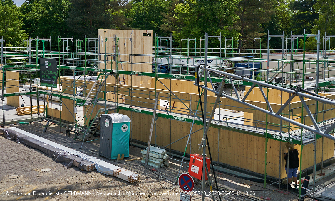 05.06.2023 - Neue Wände für das HAus für Kinder in Neuperlach in München